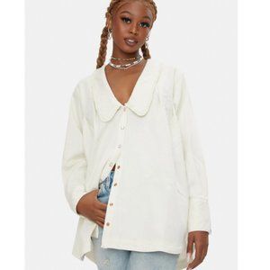 Free People Charlie Denim Buttondown